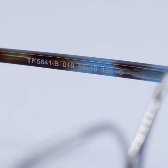 🕶️ New Tom Ford FT5841-B 016  Eyeglasses - Palladium Frame 59mm - Picture 8 of 10